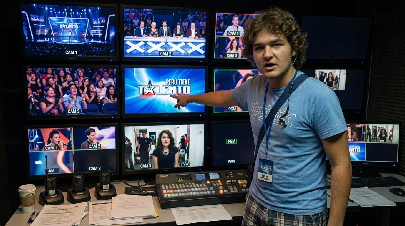 Live television control room